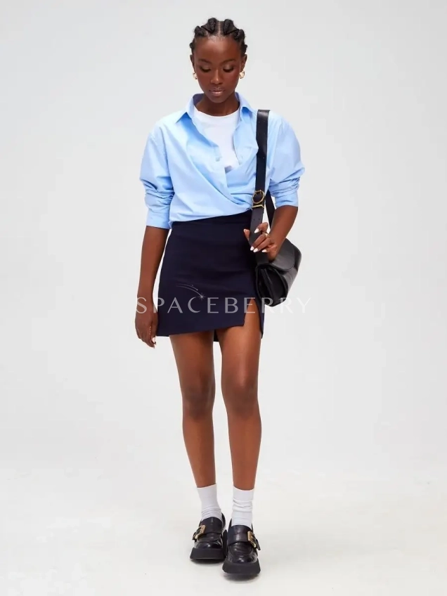 Женская юбка, короткая прямая мини-юбка